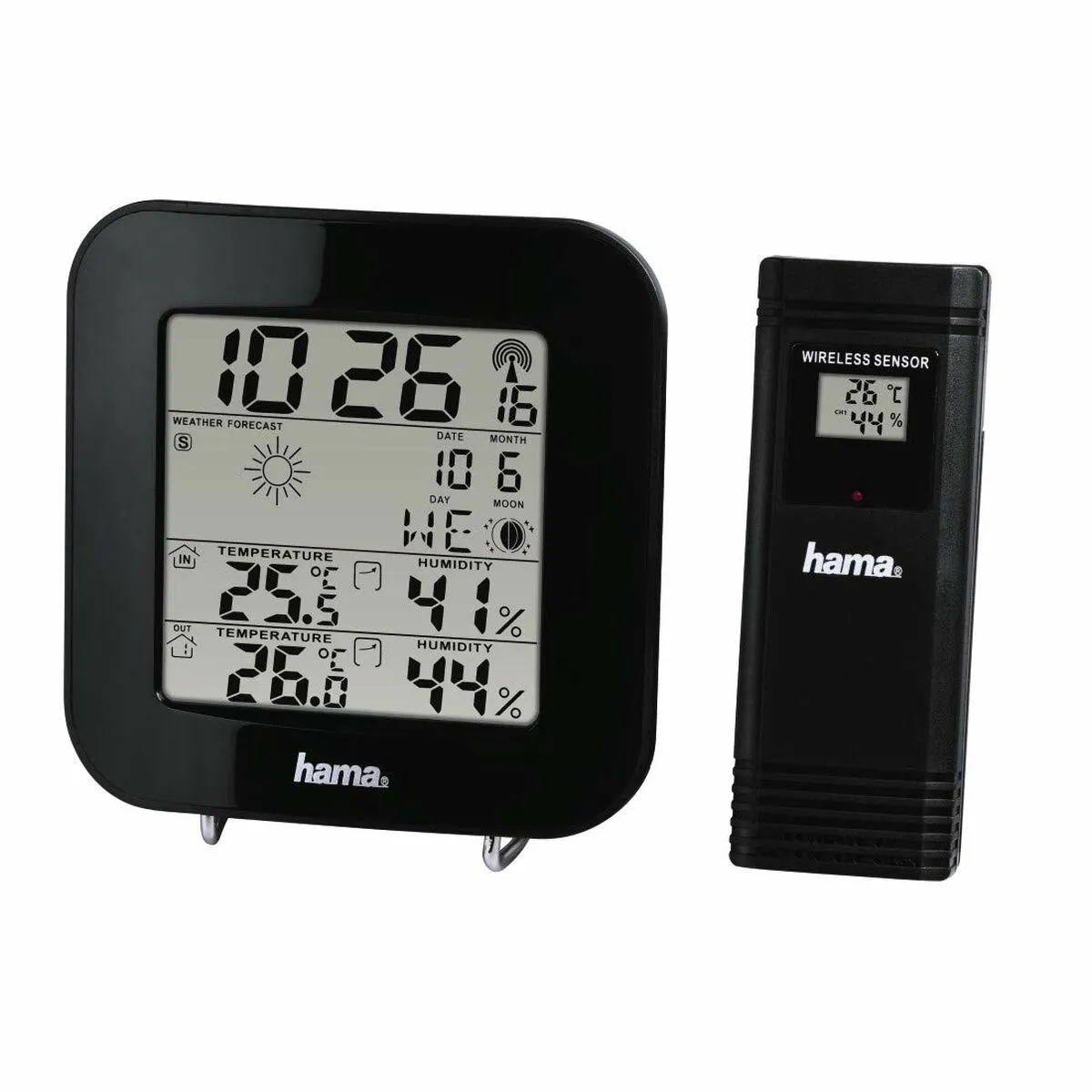 Stazione Meteorologica Multifunzione Hama EWS-200 Nero