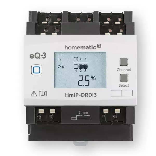 ATTUATORE DIMMER MONTAGGIO SU GUIDE