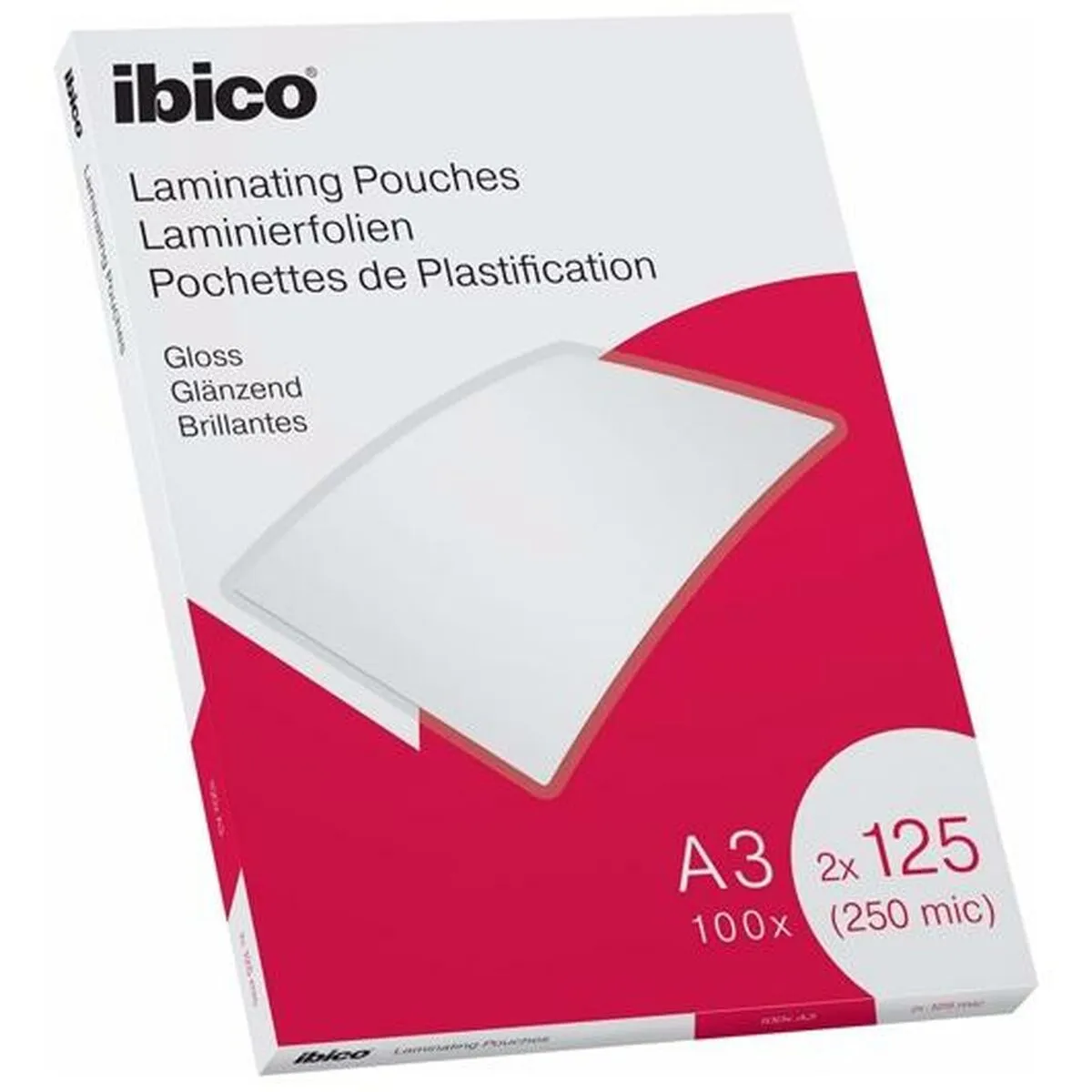 Custodie da plastificare Ibico 100 Unità Trasparente A3 (100 Unità)