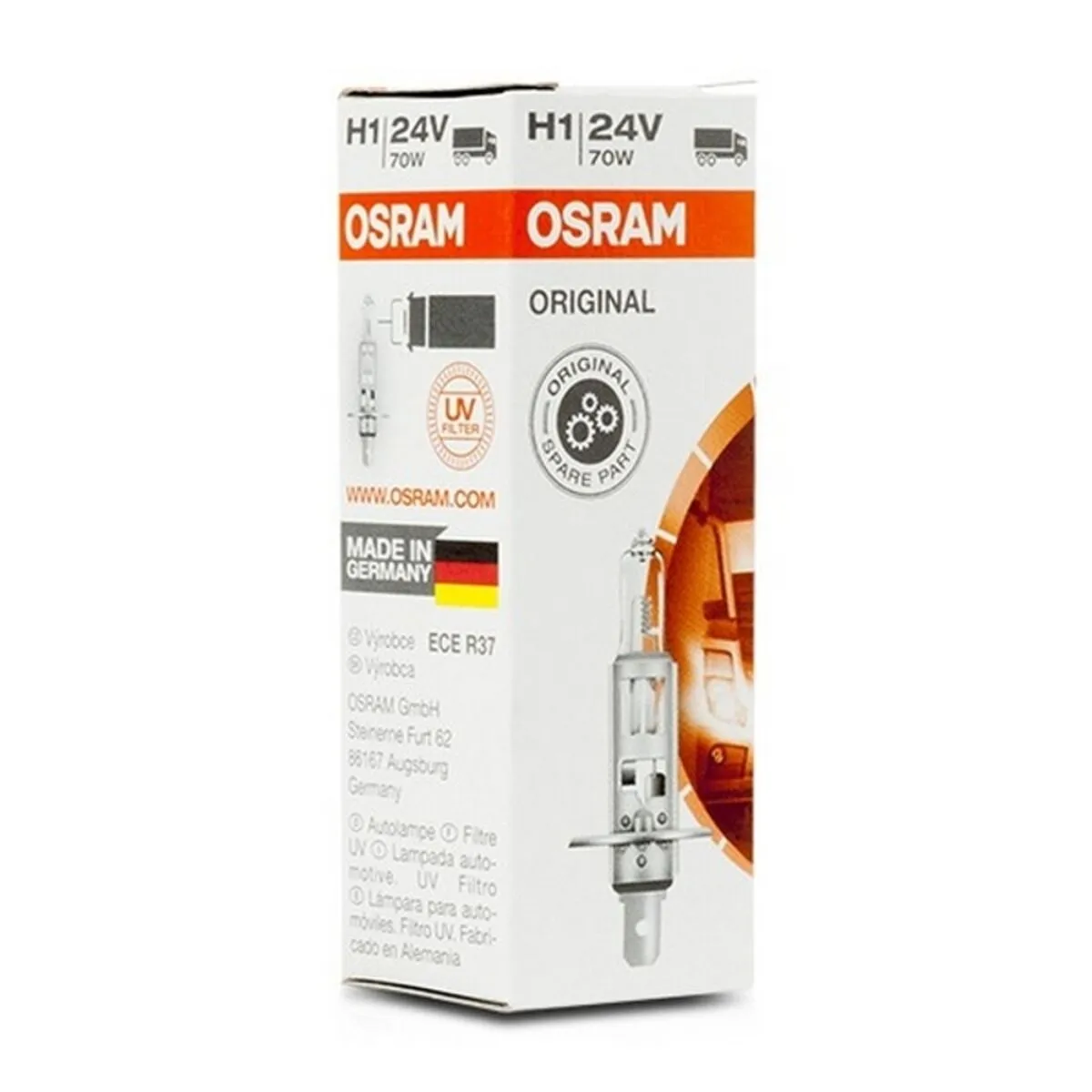 Lampadina per Auto Osram 64155.TP H1 24V 70W