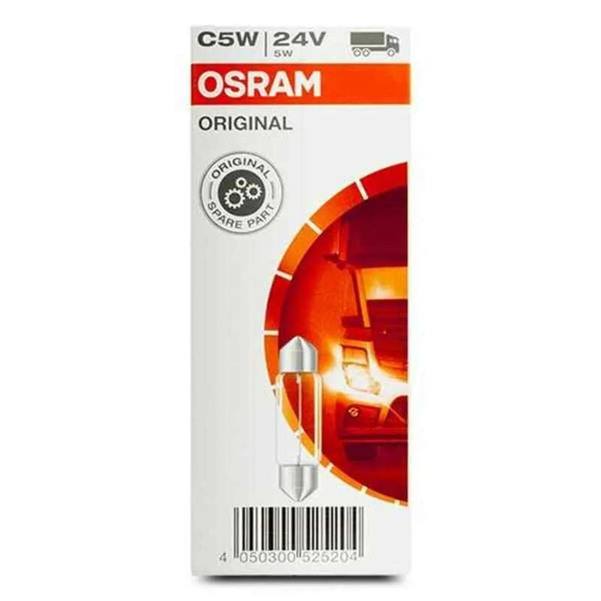 Lampadina per Auto OS6423 Osram OS6423 C5W 24v 5W (10 pcs)