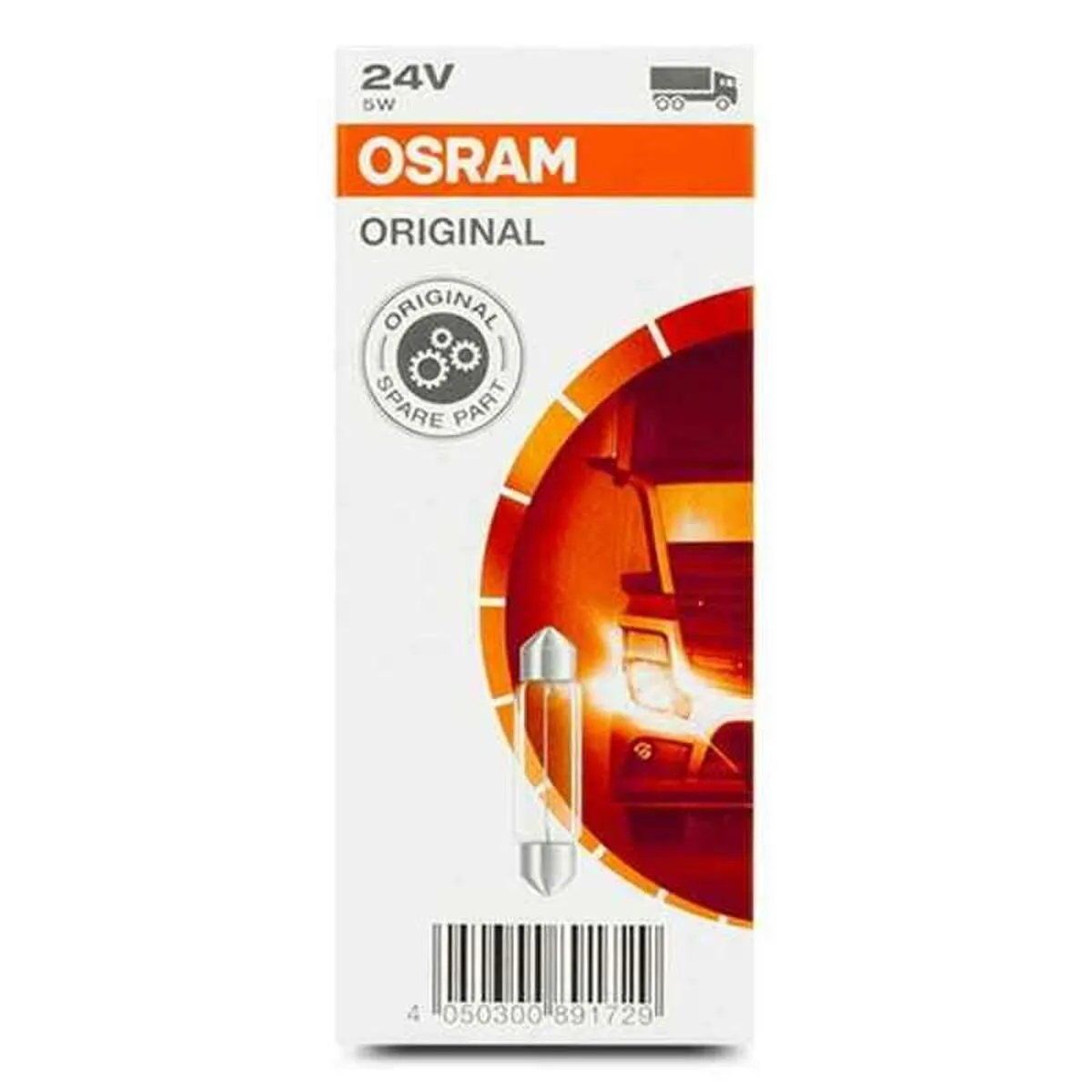 Lampadina per Auto OS6424 Osram OS6424 C5W 24v 5W (10 pcs)