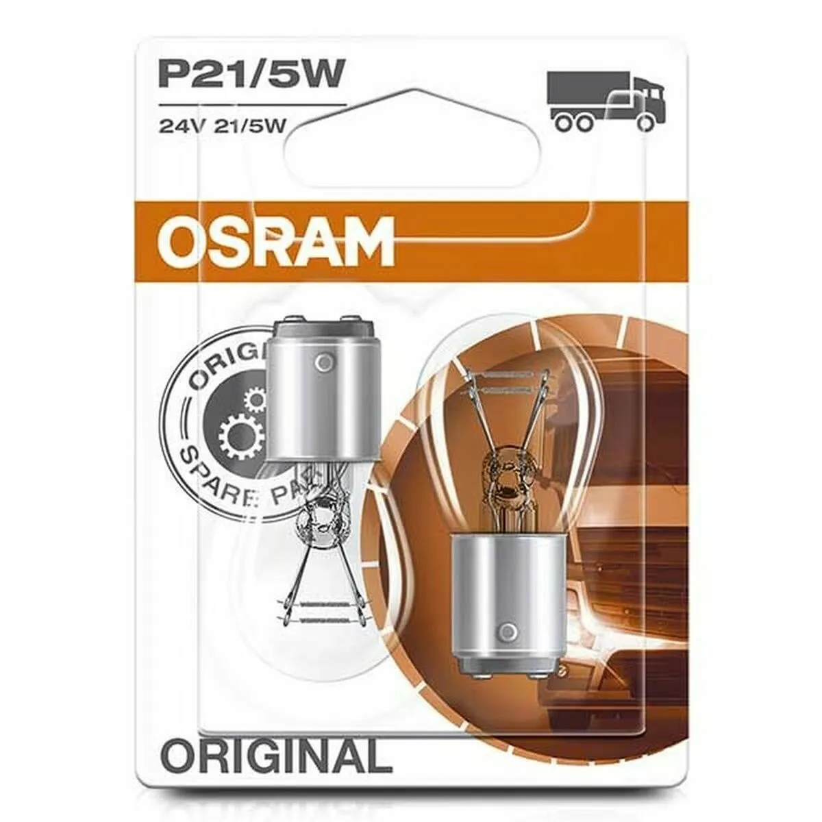 Lampadina per Auto Osram OS7537-02B Camion 24 V P21/5W