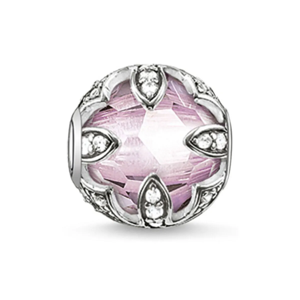 Perlina Donna Thomas Sabo K0108-640-9 Rosa Argentato (1,1 cm)