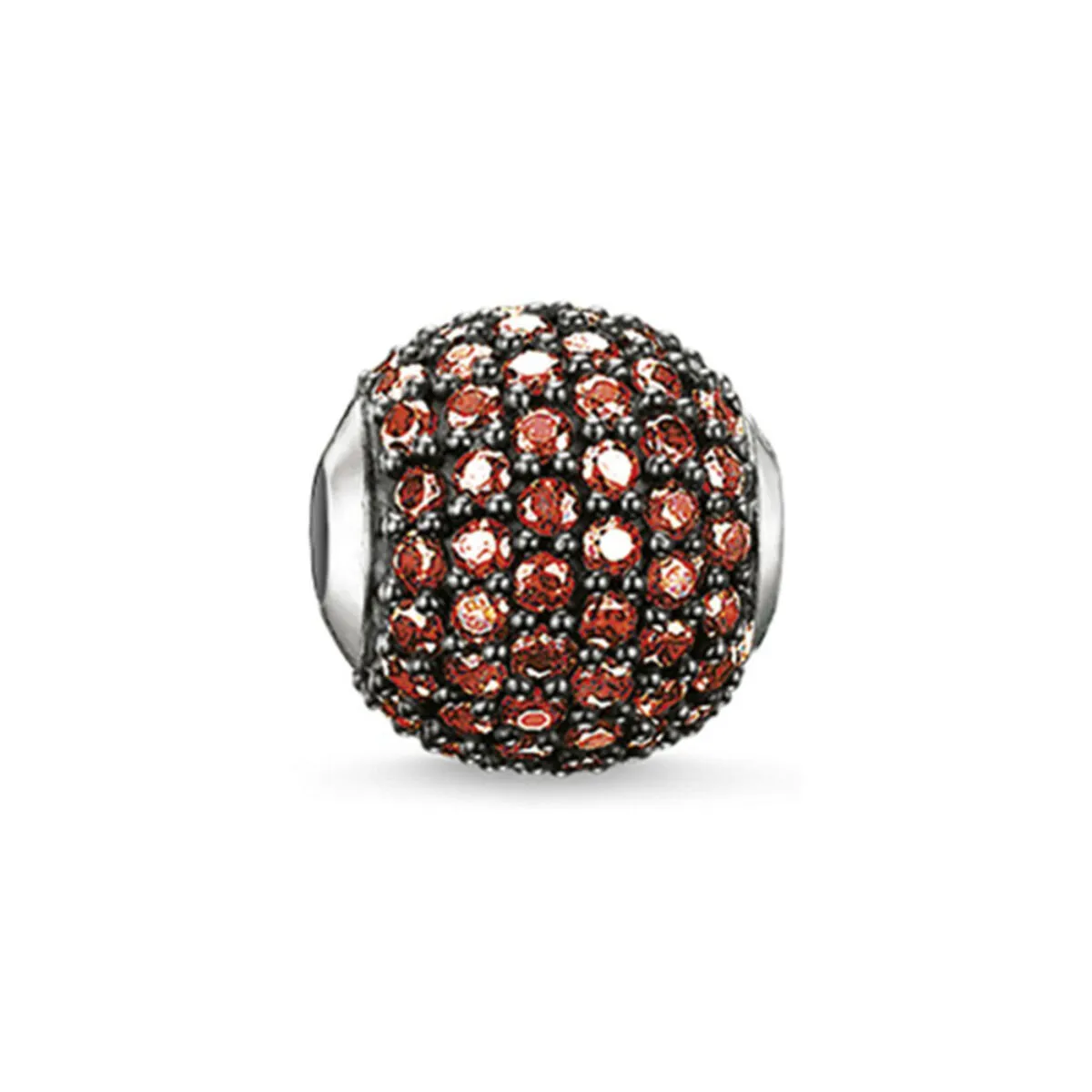 Perlina Donna Thomas Sabo K0120-643-10 Rosso Argentato (1 cm)