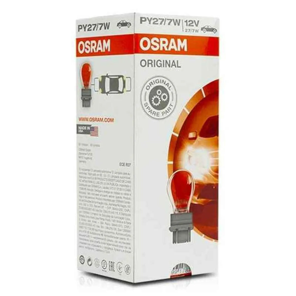 Lampadina per Auto OS3757AK Osram OS3757AK PY27/7W 27/7W 12V (10 pcs)