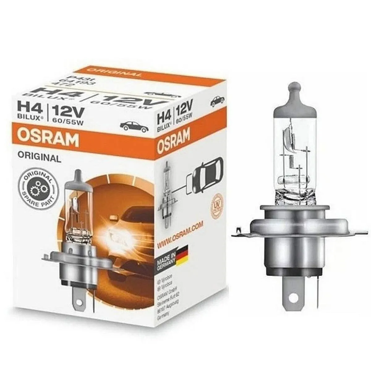 Lampadina per Auto Osram OS64193CLC H4 12 V 60/55 W 3200 K