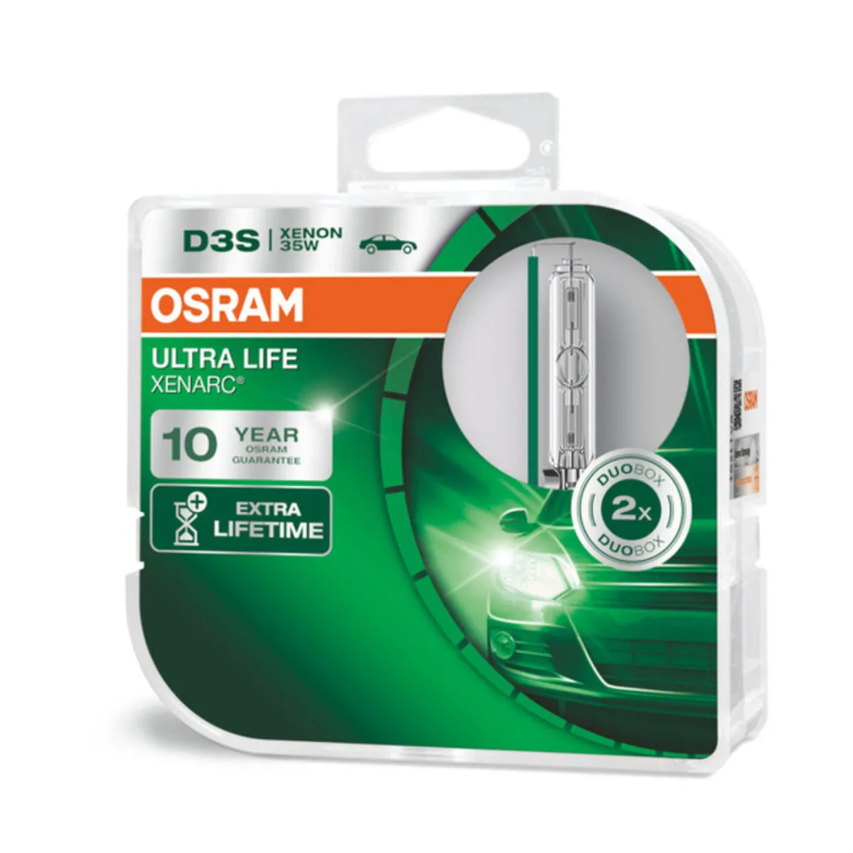 Lampadina per Auto OS66340ULT-HCB Osram OS66340ULT-HCB D3S 35W 42V (2 Pezzi)