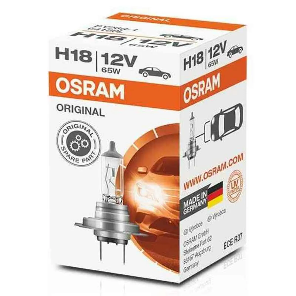 Lampadina per Auto OS64180L Osram OS64180L H18 65W 12V (10 pcs)