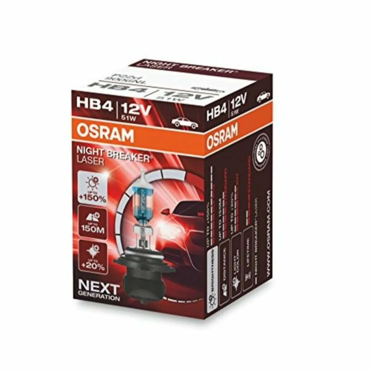 Lampadina per Auto Osram 9006NL HB4 12V 51W