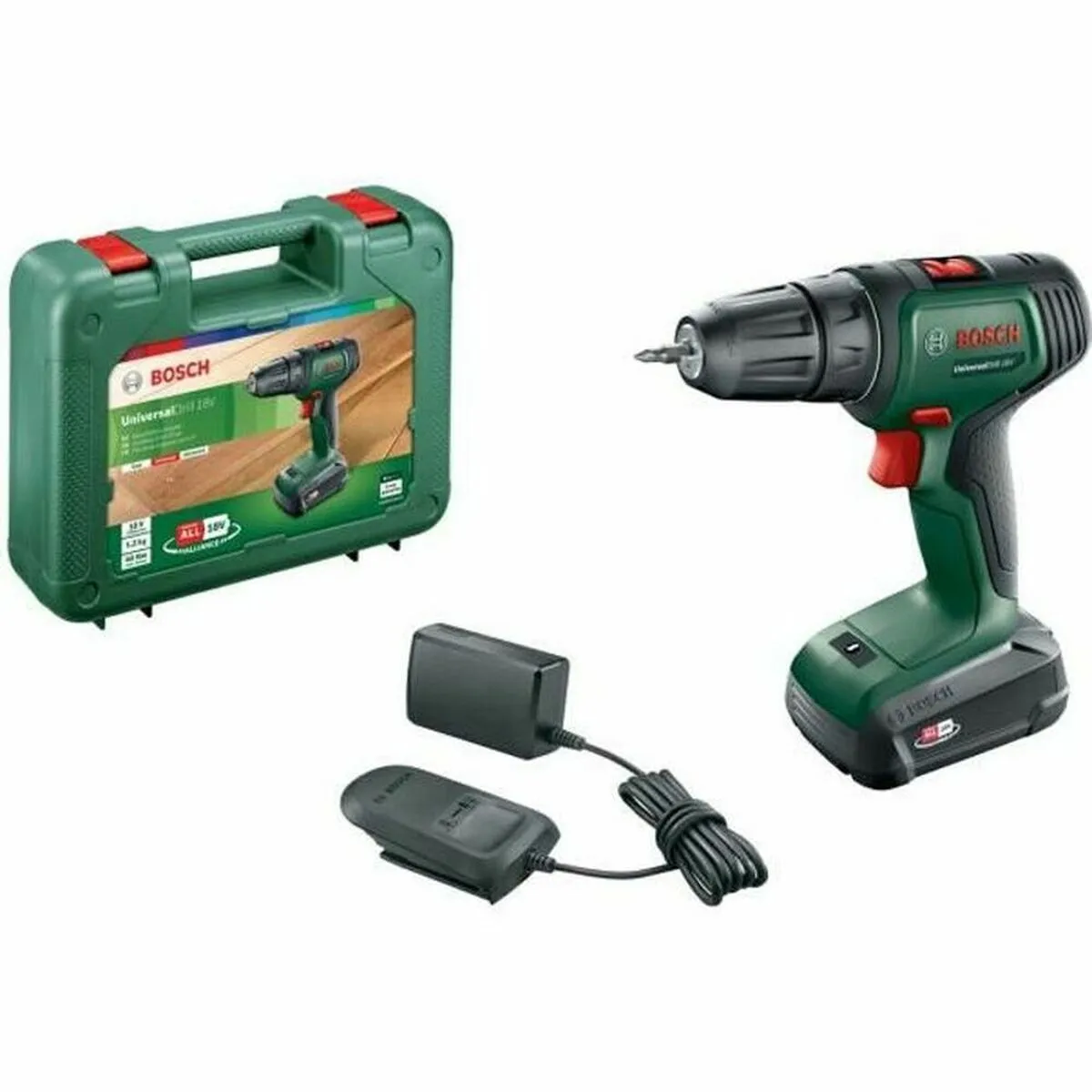 Set trapano e accessori BOSCH Universaldrill 18 Power 4All 18 V 40 Nm