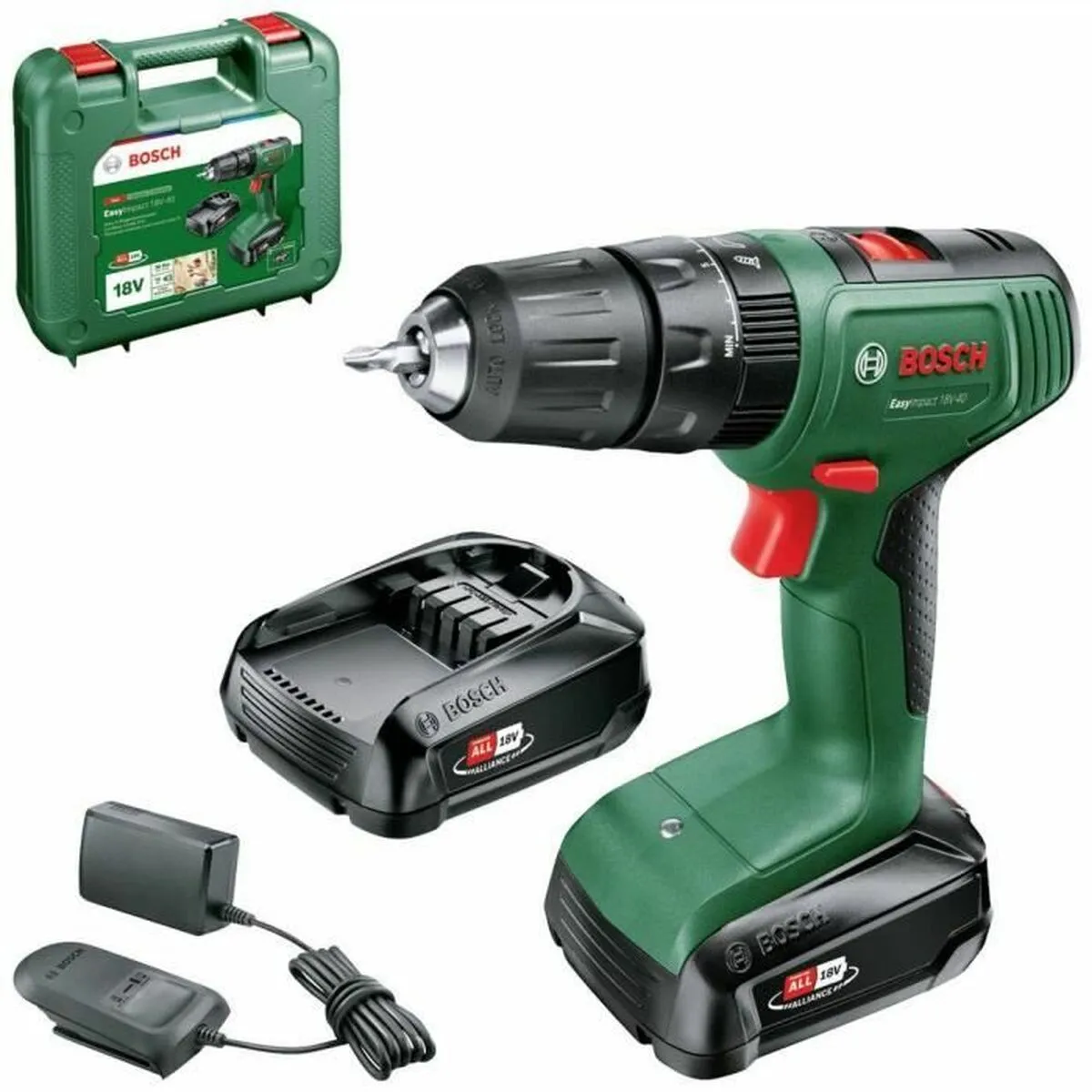 Trapano con cacciavite BOSCH EasyImpact 18V40 18 V 40 Nm