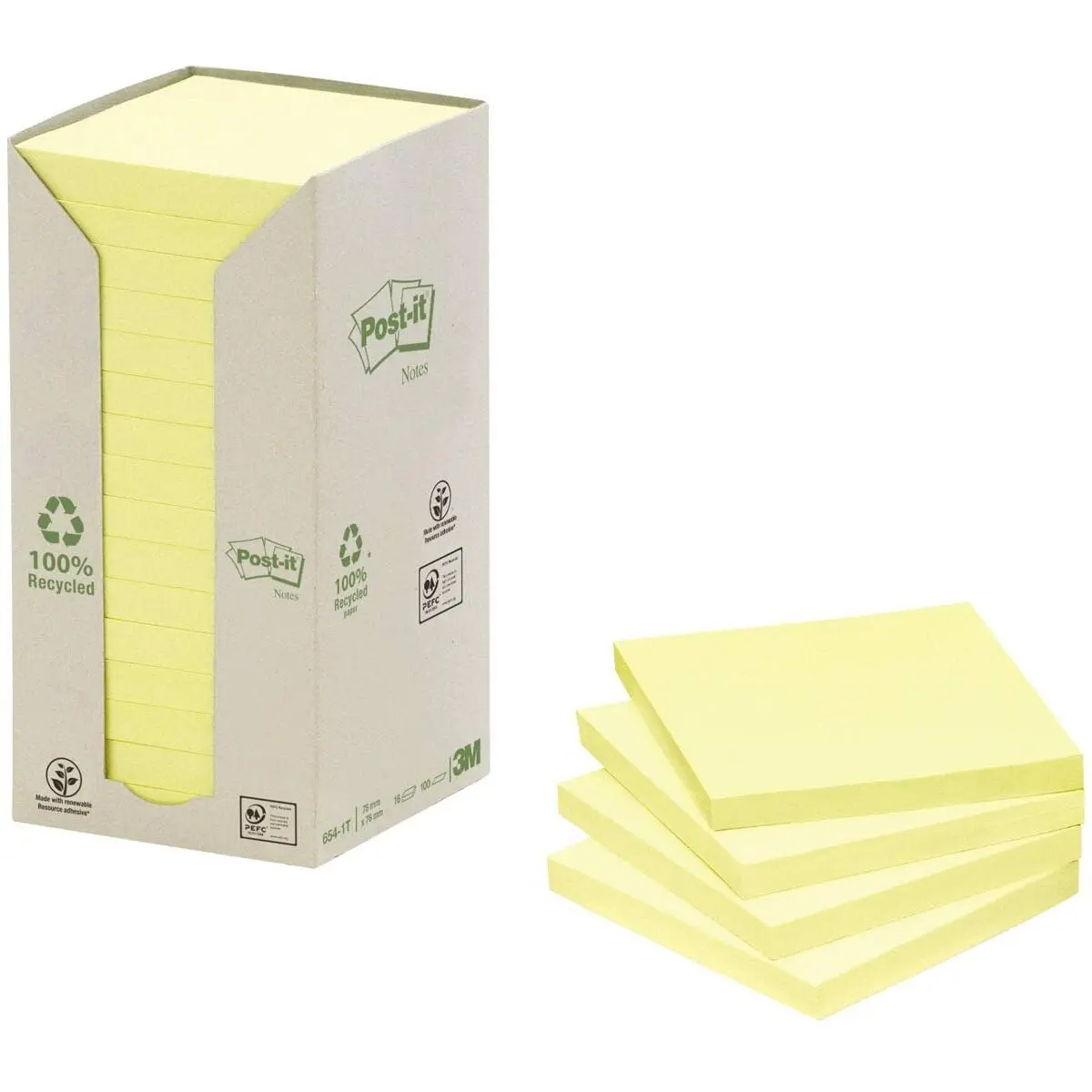 Note Adesive Post-it FT510110347 Giallo 76 x 76 mm