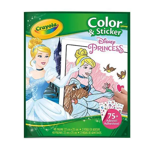 ALBUM COLOR STICKER PRINCIPESSE