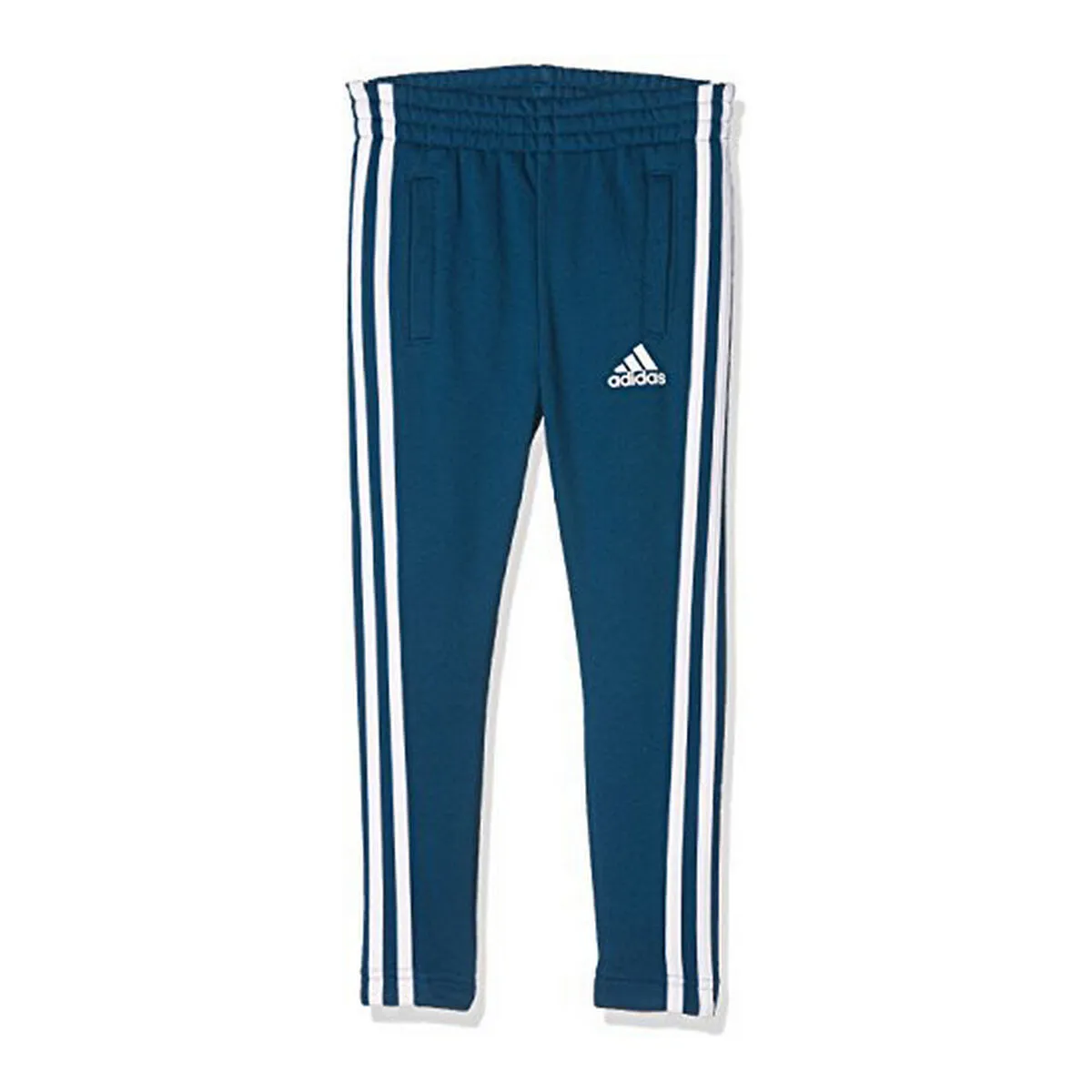 Pantalone di Tuta per Bambini Adidas  YB 3S FT PANT CF2617 Azzurro 10 Anni