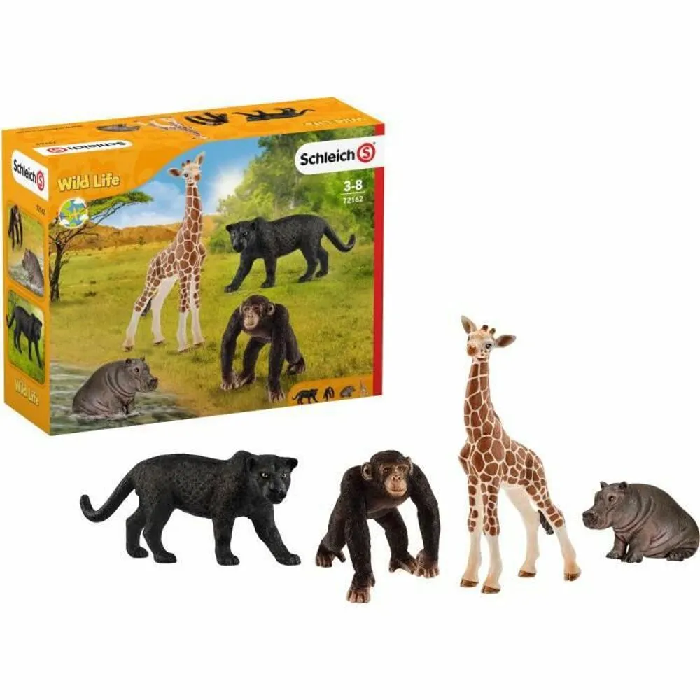 Playset Schleich Wild Life Basic Kit 72162 4 Pezzi