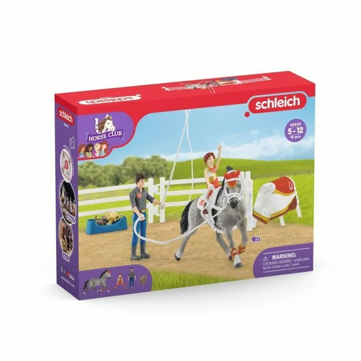 Playset Schleich Horse Club 18 Pezzi