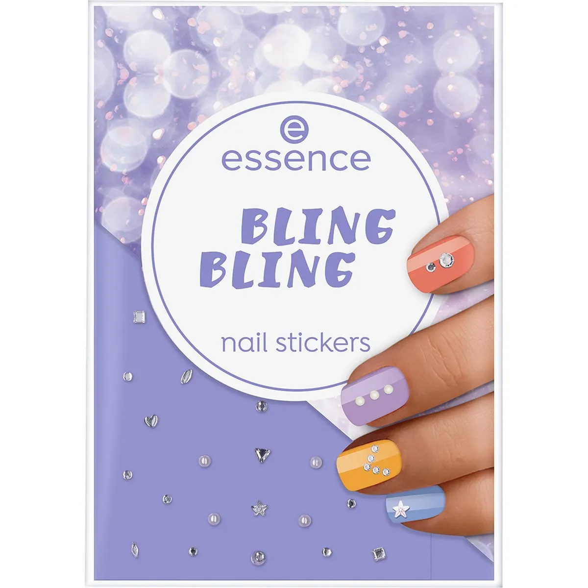 Adesivi per unghie Essence Bling Bling 28 Unità