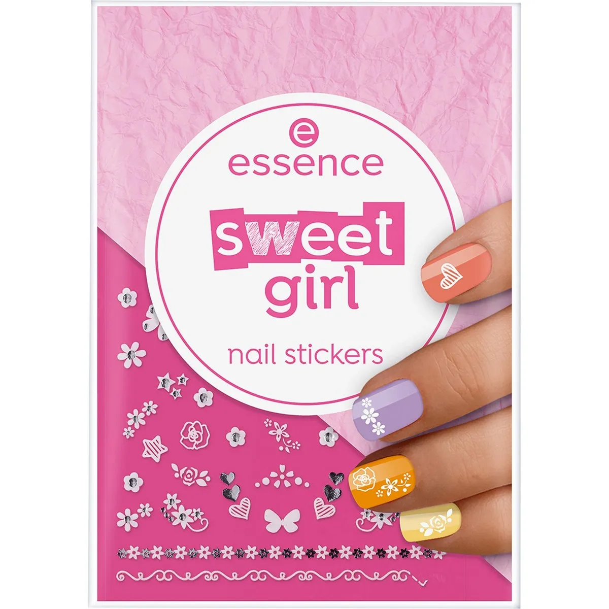 Adesivi per unghie Essence Sweet Girl 44 Unidades