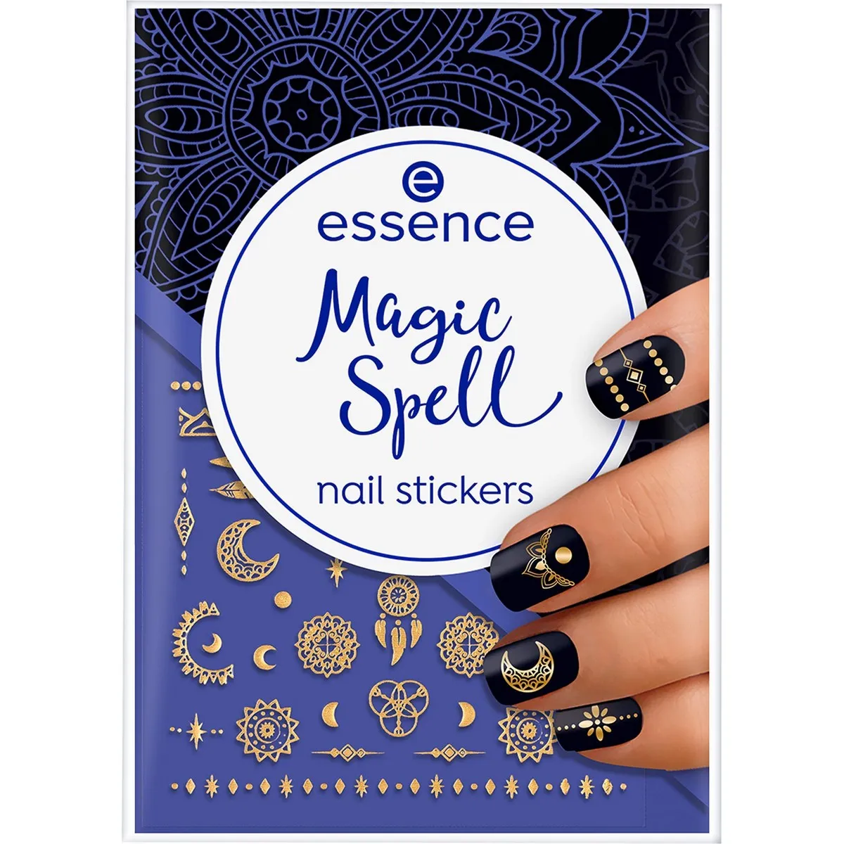 Adesivi per unghie Essence Magic Spell Dorato 39 Unità