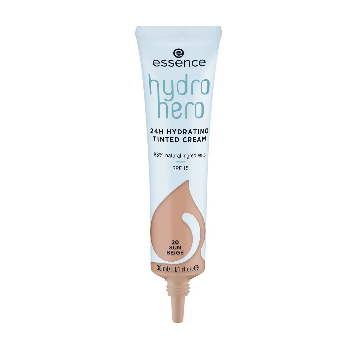 Crema Idratante con Colore Essence Hydro Hero 20-sun beige SPF 15 (30 ml)