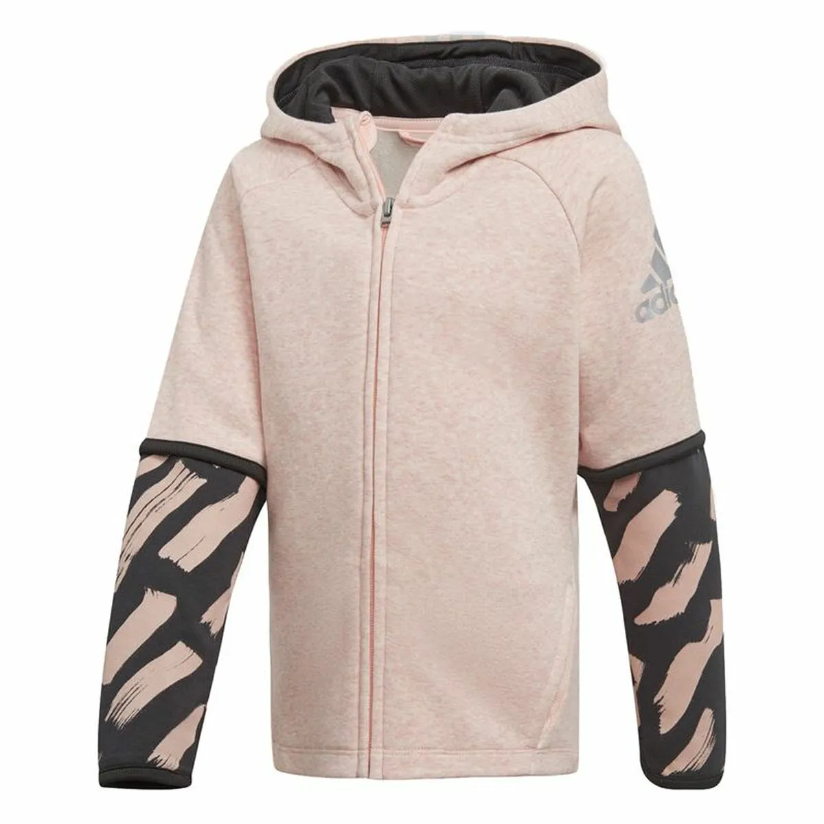 Giacca per bambini Adidas Cover Up Rosa chiaro