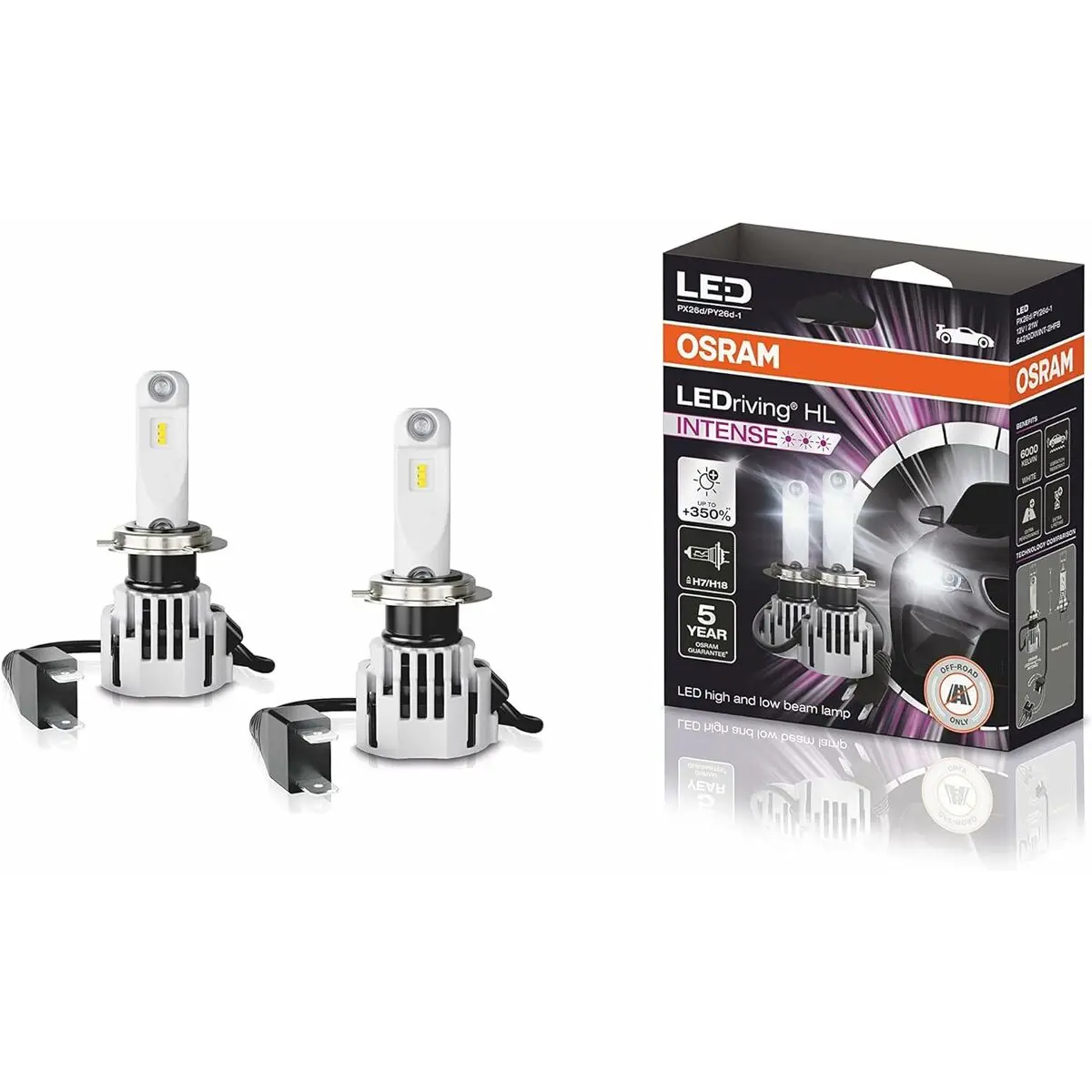 Lampadina per Auto Osram LEDriving HL Intense H7 H18 21W 12 V 6000 K