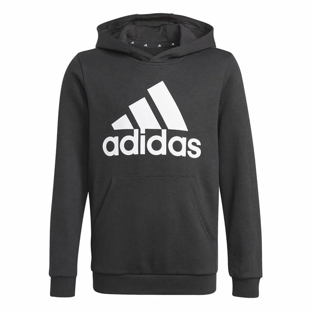 Felpa con Cappuccio Bambino Adidas GN4027 Nero