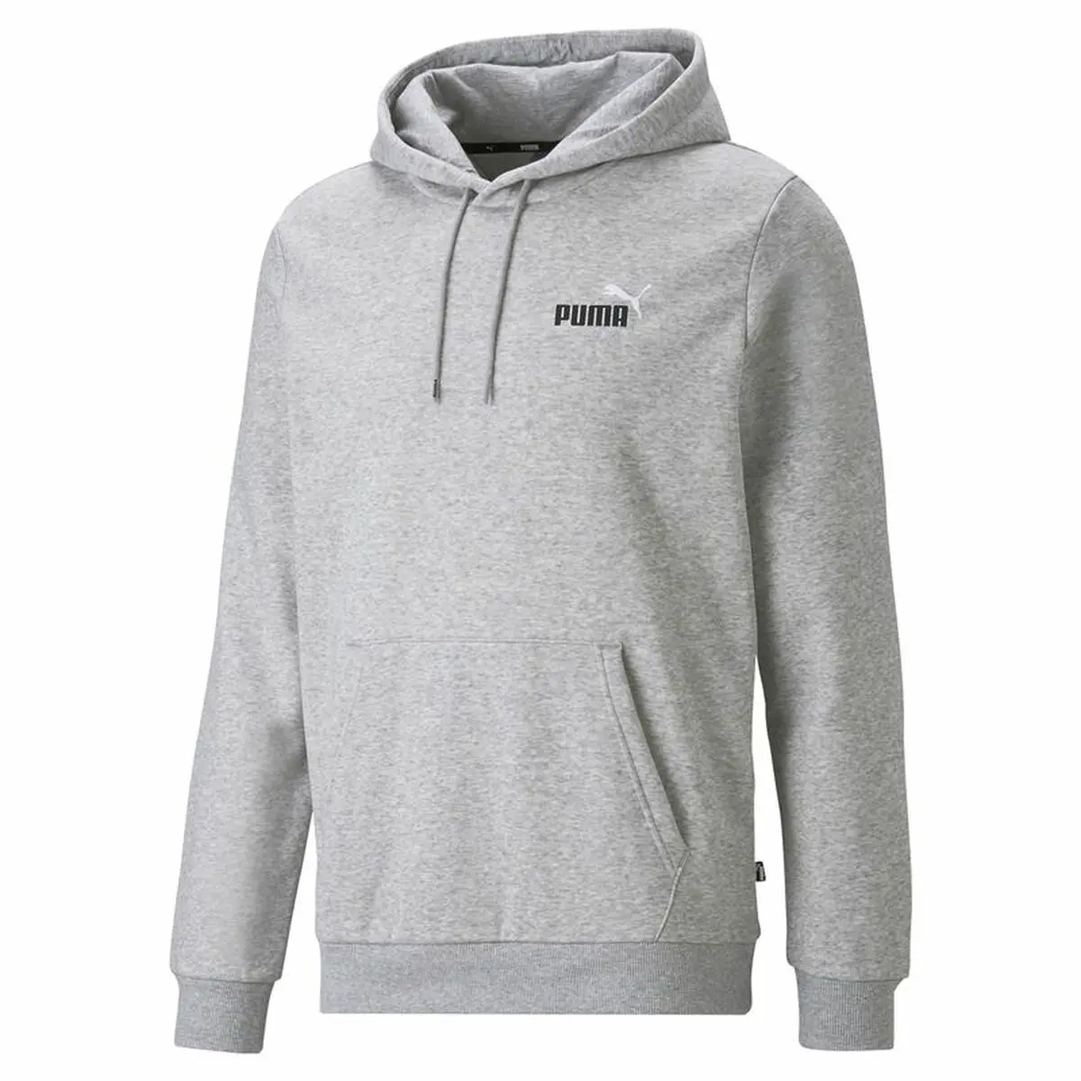 Felpa con Cappuccio Uomo Puma  Ess+ 2 Col Small Log  Grigio