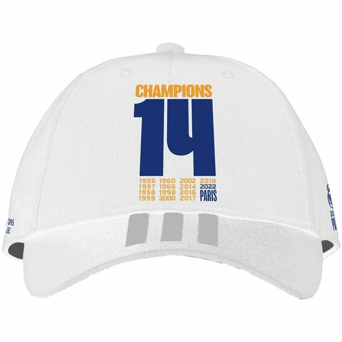 Cappello Sportivo Adidas Real Madrid UCL Champions Bianco (Taglia unica)