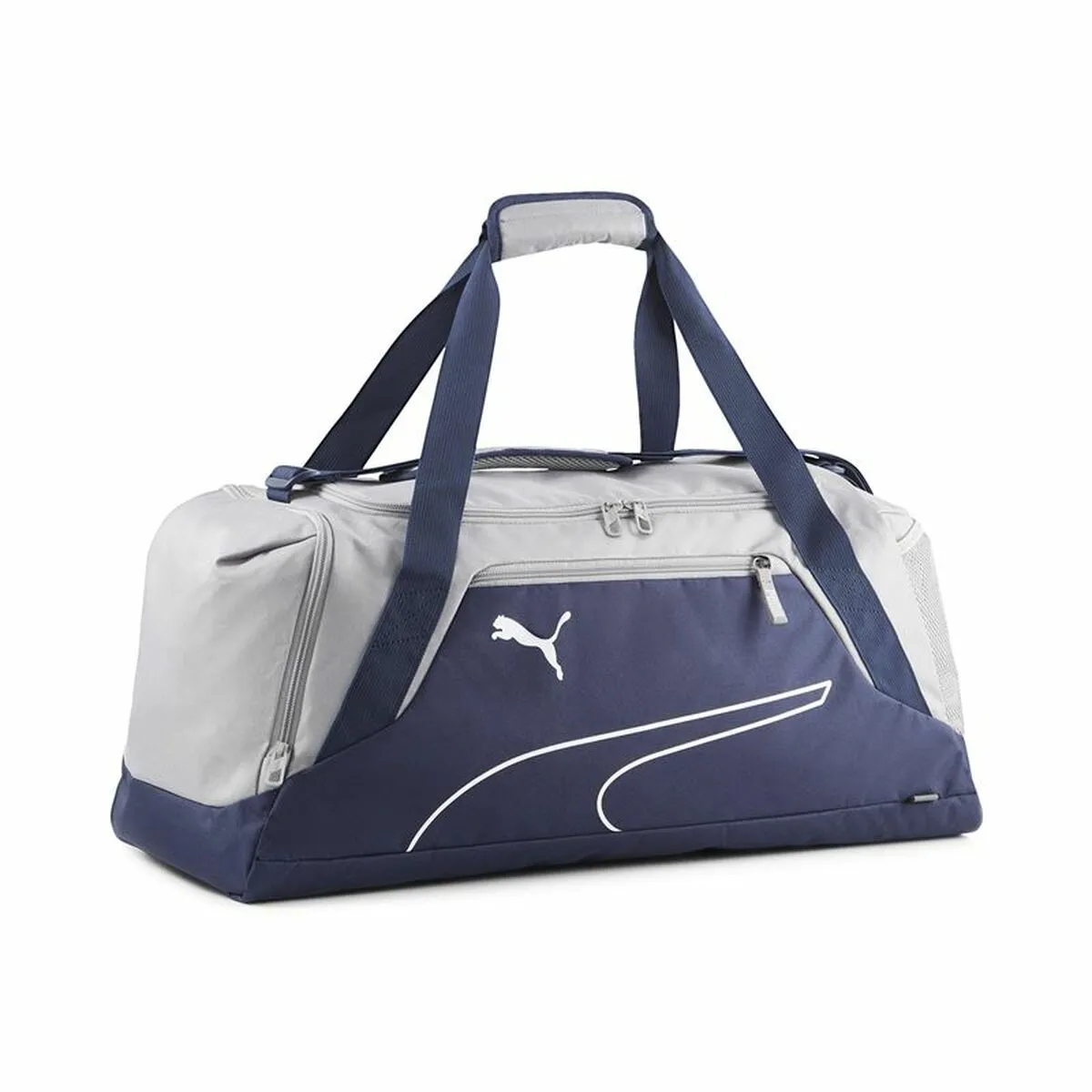 Borsa da Palestra Puma Fundamentals Sports Grigio Multicolore Taglia unica