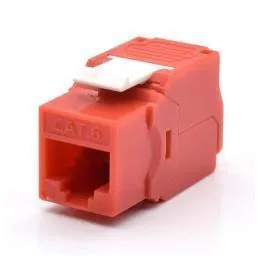 PRESA RJ45U CAT.6  ROSSO