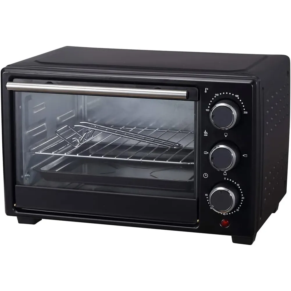 Forno Fornetto Elettrico Nero Capacità 20 Litri Potenza 1280 Watt Funzione Timer