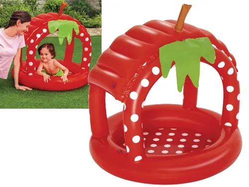 PISCINA PER BAMBINI CON PARASOLE BABY VERY BERRY BESTWAY 52387