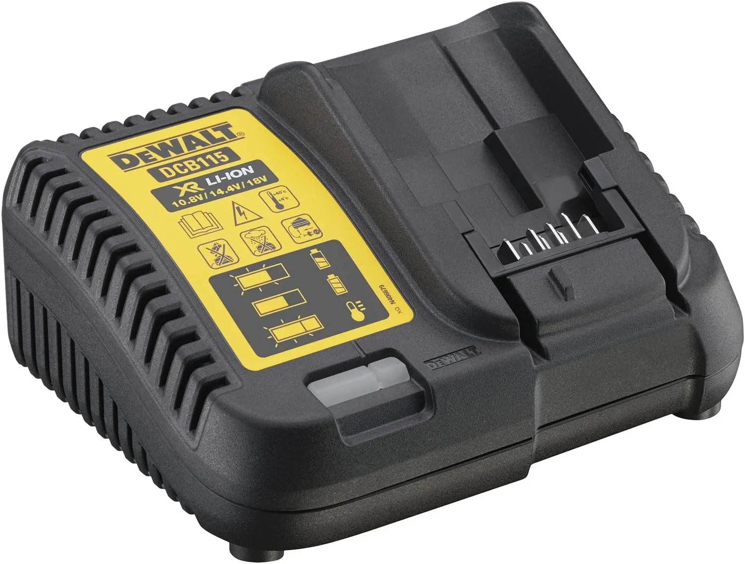 DeWalt Caricabatteria per piattaforma 10.8 / 14.4 / 18V XR Litio DCB115-QW