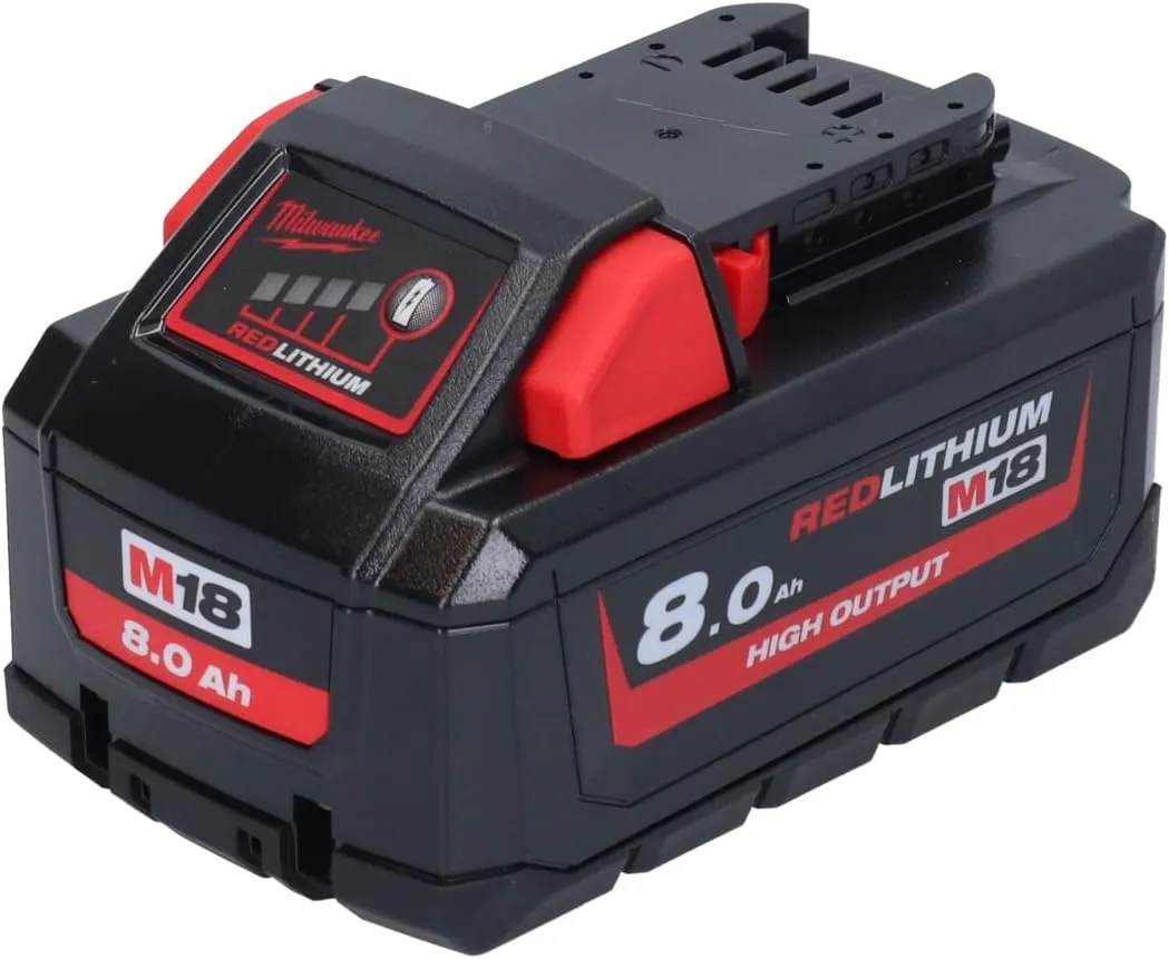 Milwaukee Batteria 8.0Ah 18V M18 Hb8 agli Ioni di Litio mod. 4932471070 M18HB8