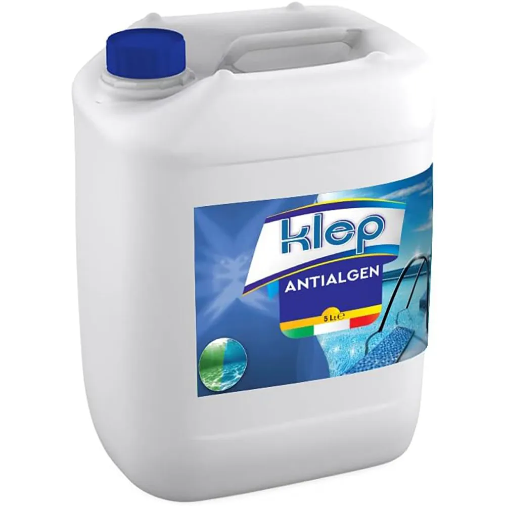 Klep Antialga Sanificante Schiarente Azzurrante Antialghe per Piscina e Spa 5 Lt