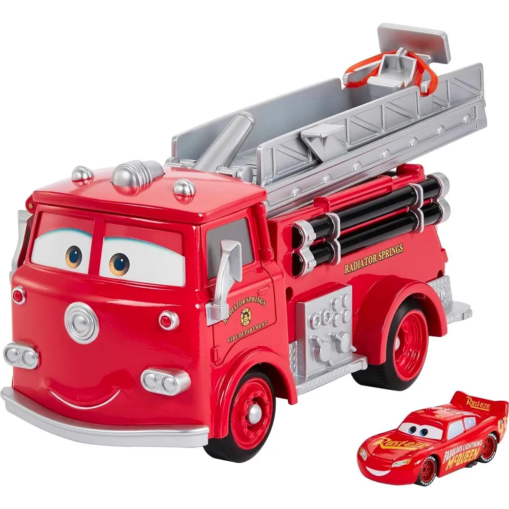 Disney Cars Red Playset Sfida Cambia Colore Macchinina Saetta McQueen Idea Regalo