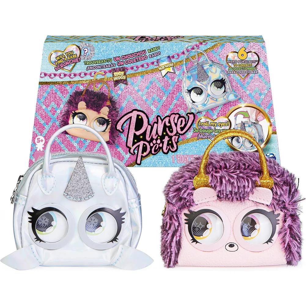 Purse Pets Micro Confezione 2 Formato Borsa Mini Compagno Giocattolo Idea Regalo