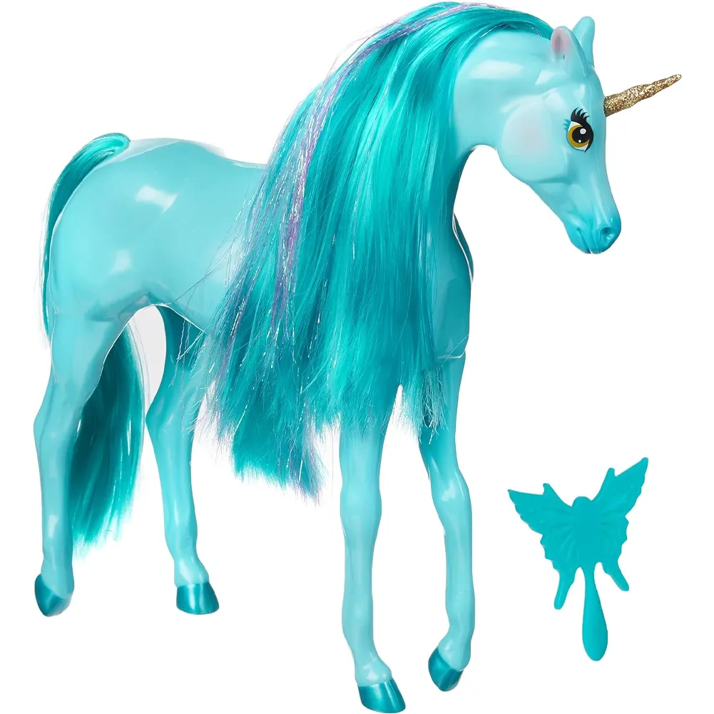 MGA's Dream Ella Unicorno Azzurro con Bambola Ocean alla Moda da 29cm Idea Regalo