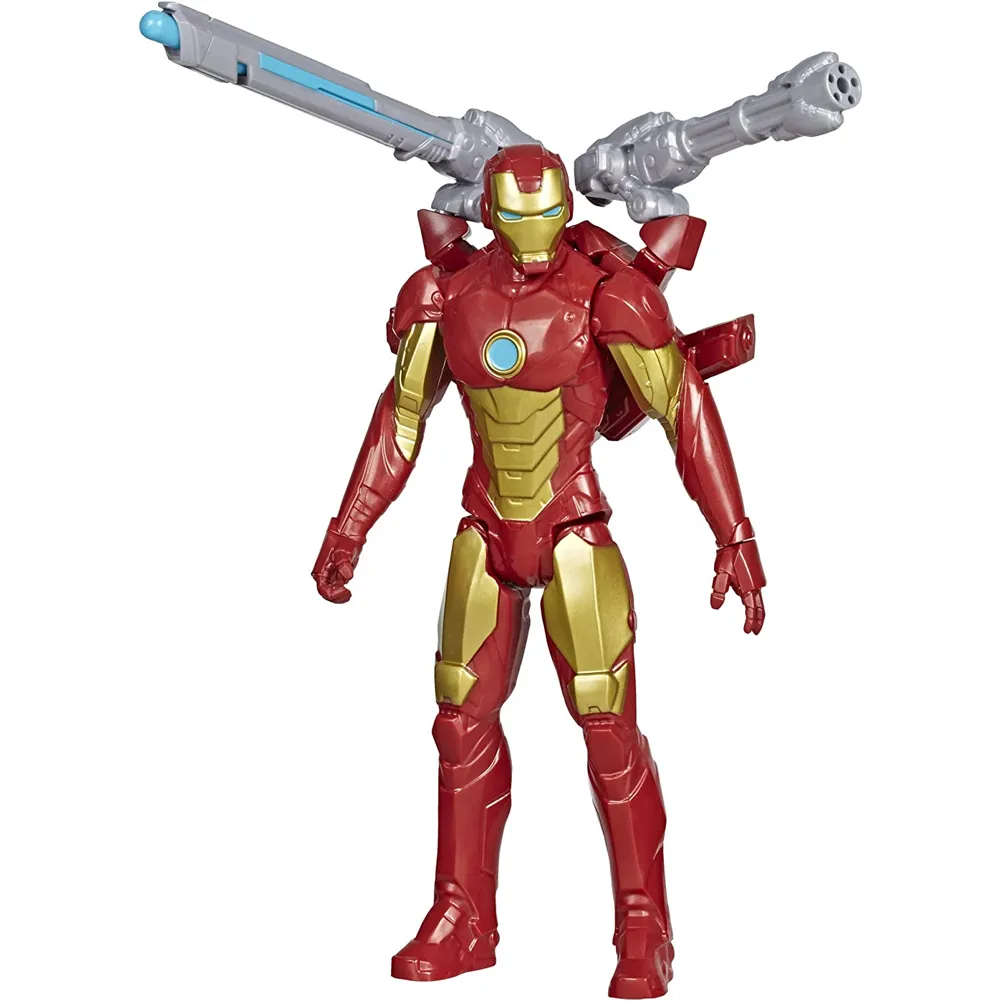 Avengers Iron Man Personaggio Giocattolo Action Figure 30cm e Blaster Titan Hero