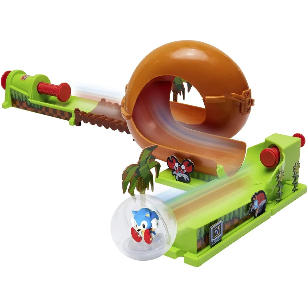 Sonic The Hedgehog Pinball Playset Personalizzabile Giocattolo Idea Regalo