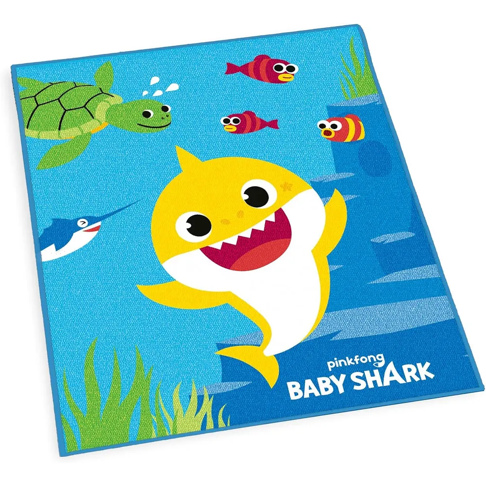 Herding Tappeto Baby Shark 100 x 120 cm Idea Regalo per Bambini