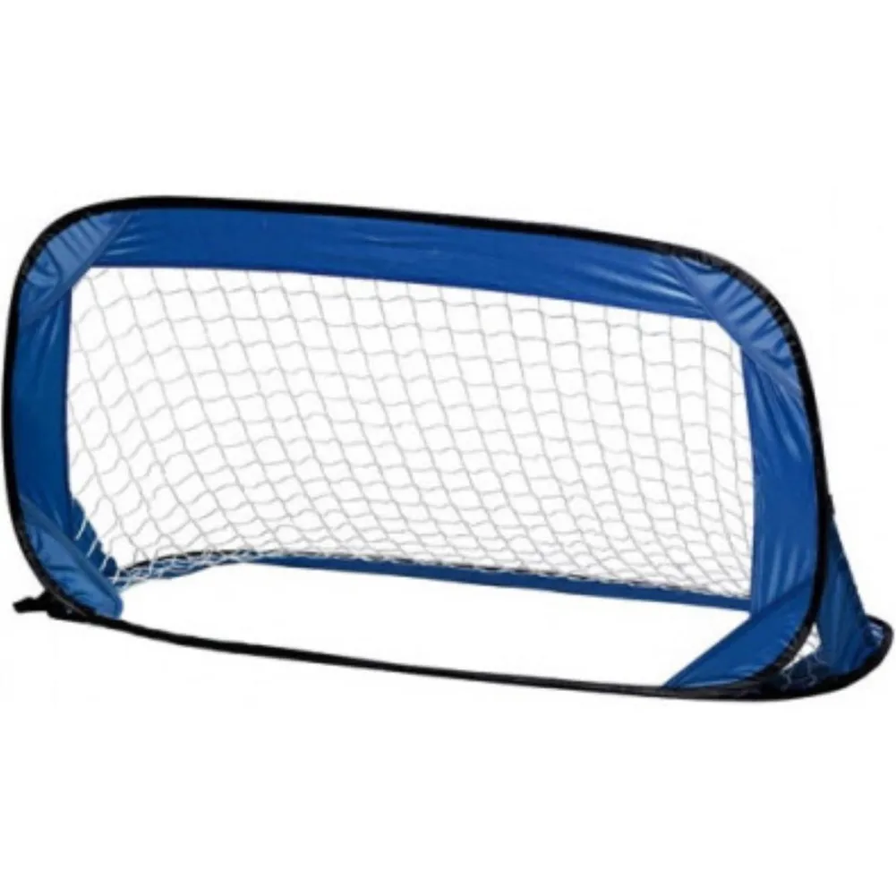 Porta Da Calcio Apertura Pop-Up 122x66cm Sport Esterno Calcetto Blu Penalty Zone