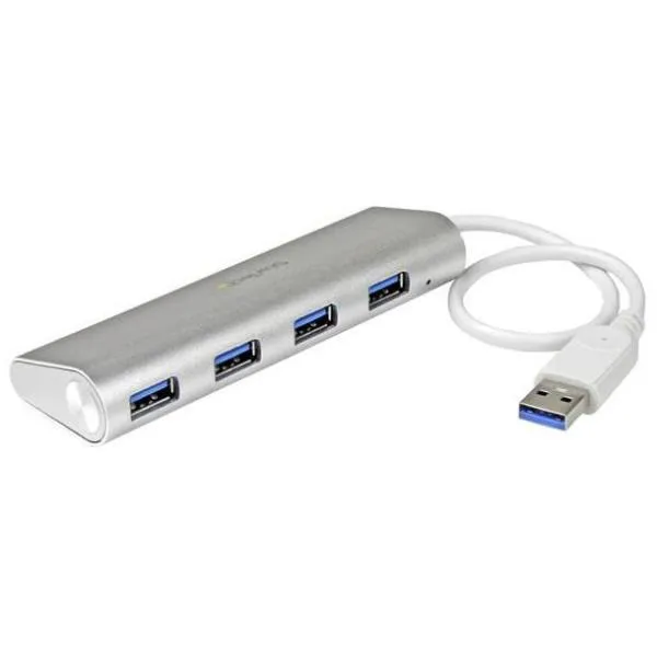 HUB USB 3.0 A 4 PORTE COMPATTO