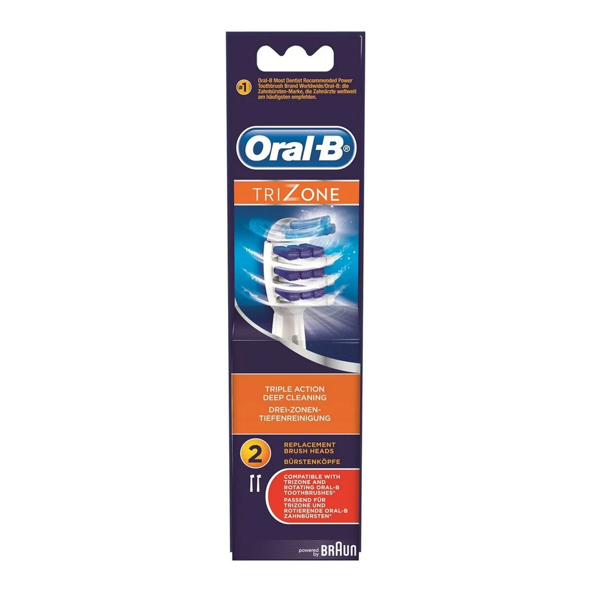 Testina di Ricambio Oral-B Multicolore Multi 2 Unità (2 uds)