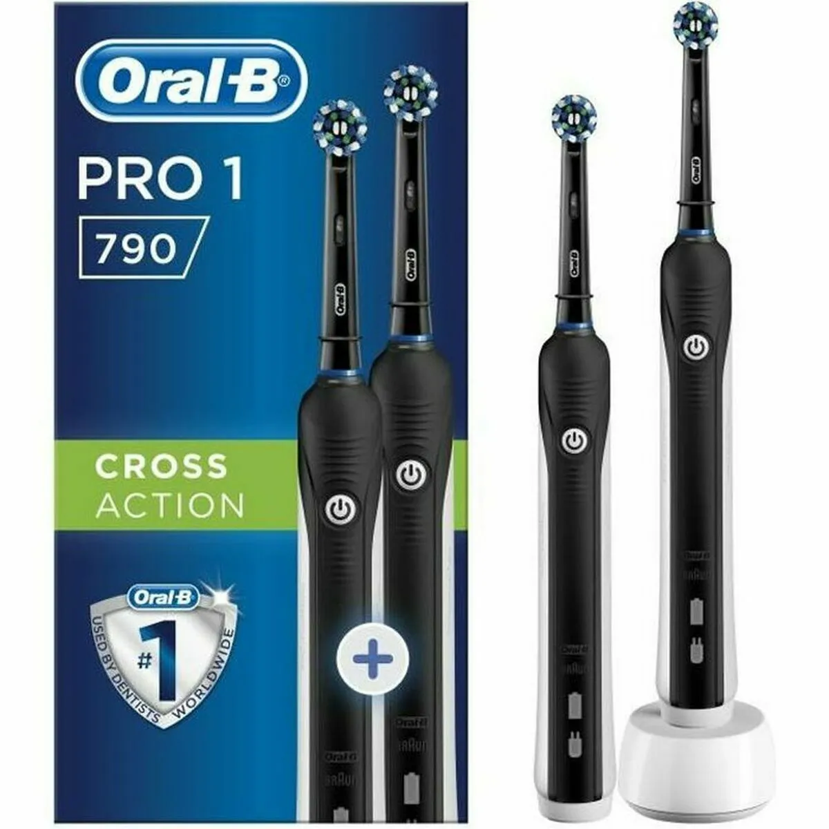 Spazzolino da Denti Elettrico Oral-B Pro 1 790 Nero