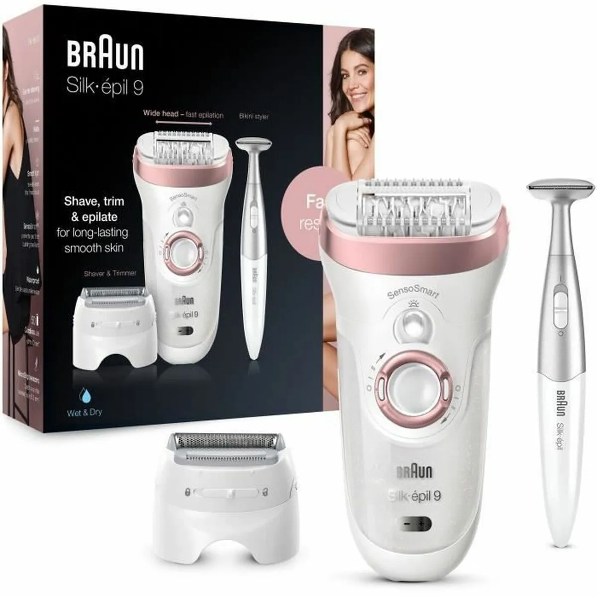 Epilatore Elettrico Braun Silk-epil 9 9-890