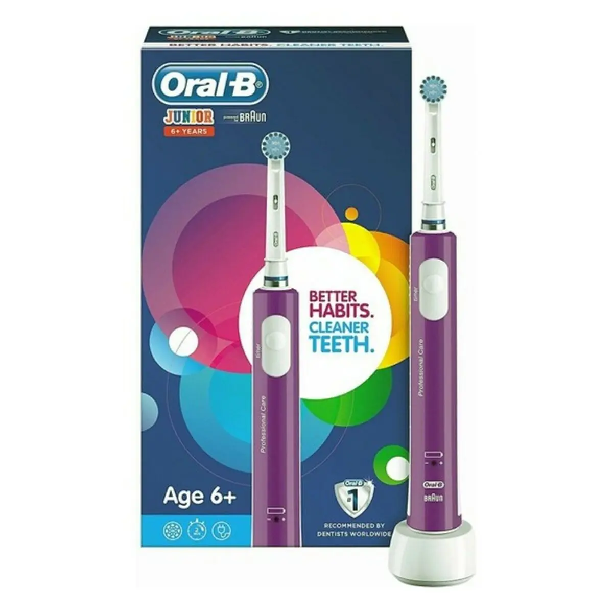 Spazzolino da Denti Elettrico Junior Oral-B Viola