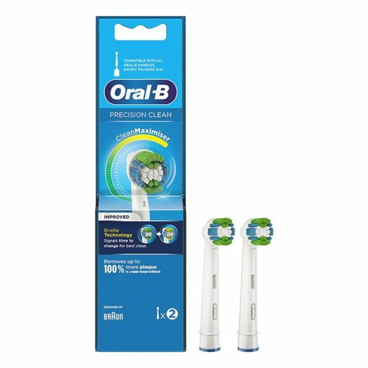 Testina di Ricambio Precision Clean Oral-B Precision Clean 2 Unità (2 uds)